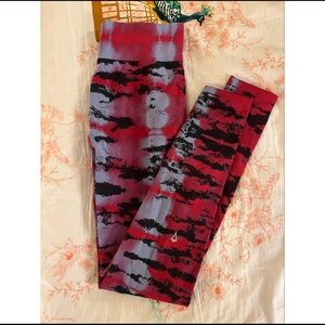 Ivivva Breath Energy Seamless Tie Dye Leggings